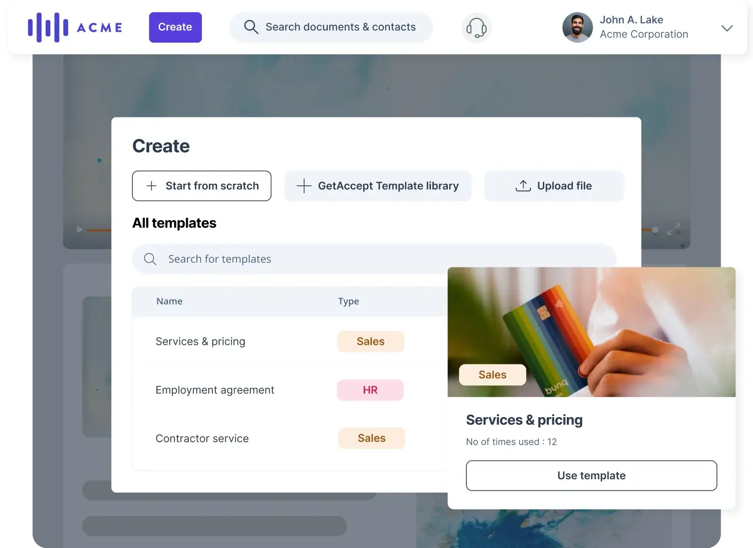 GetAccept SaaS contract management software